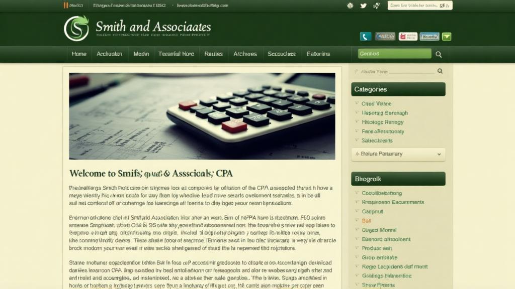 Outdated Payroll Services website before SEO redesign